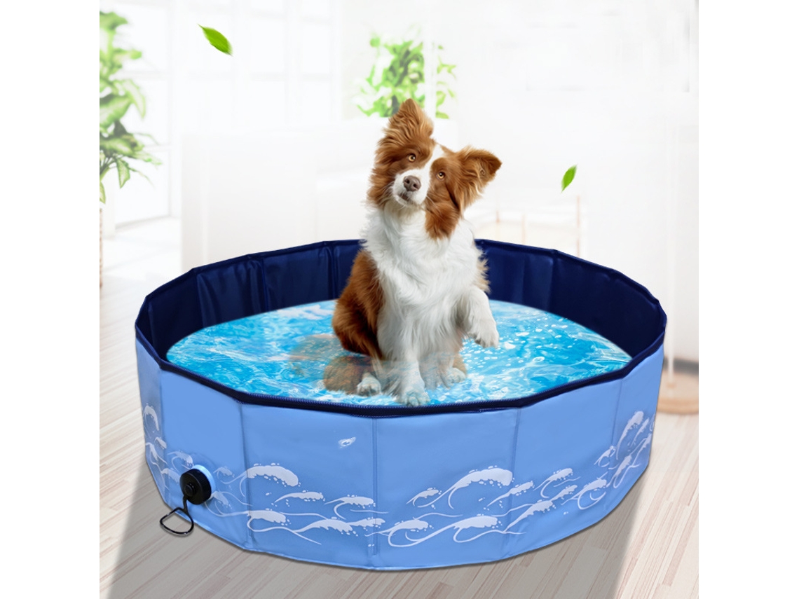 Piscina plegable para mascotas Siurn Ocean Waves (80 x 20 cm)
