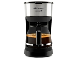 Cafetera de filtro ORBEGOZO 18486 Negra Plateada 600 W 6 Tazas
