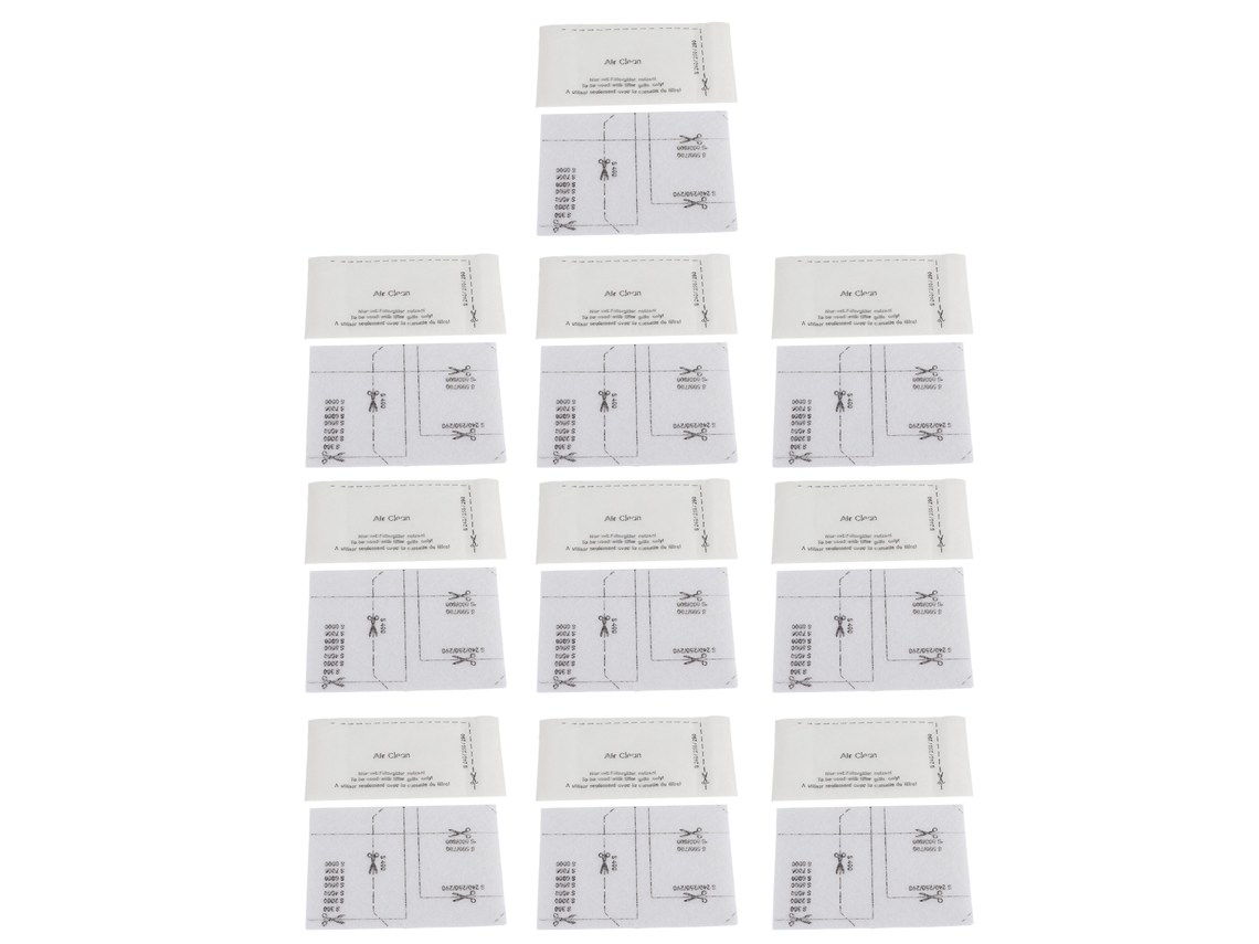 10 Juegos De Filtros De Fibra, Compatibles Con Aspiradoras Miele Fjm Gn Series, Color Blanco.