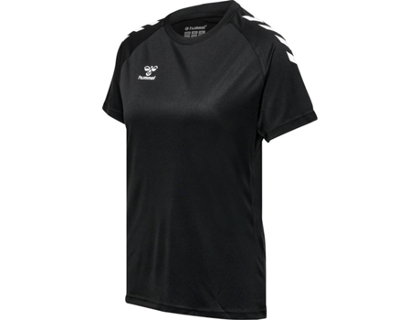 Camiseta para Mujer HUMMEL Core Poly Negro para Multideportes (L)