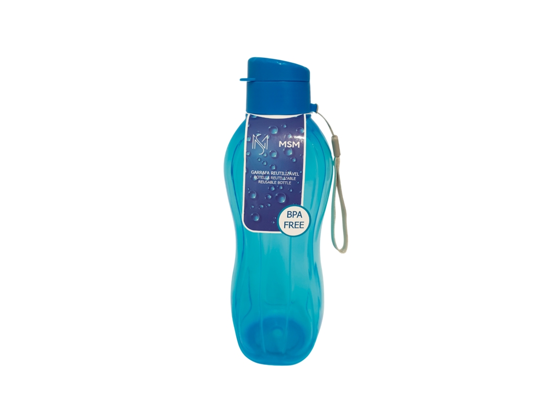 Botella de plástico My Home de 800 ml - Azul