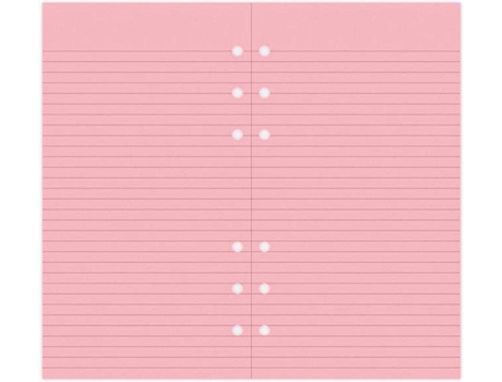 Recarga de Hojas FILOFAX Personal (Rosa - Pautado - 30 Hojas)