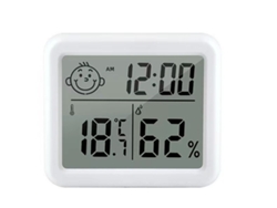 Termómetro De Interior, Termómetro Y Higrómetro Digital Portátil, Termómetro Con Pantalla Lcd, Apto Para Invernaderos, Hogares Y Oficinas.