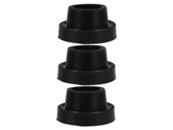 Juego de 3 anillos de goma para inodoro, sello de goma duradero, aislamiento de olores Gokoco