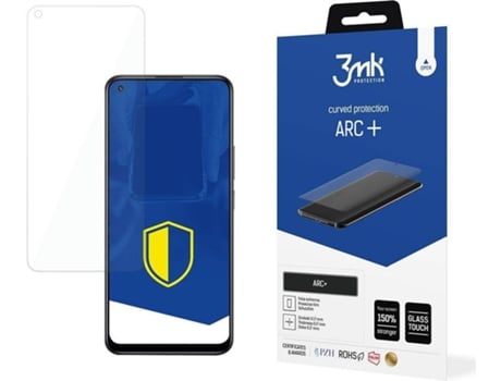 Protector Cristal Templado Realme 8 5G 3MK Arc Plus