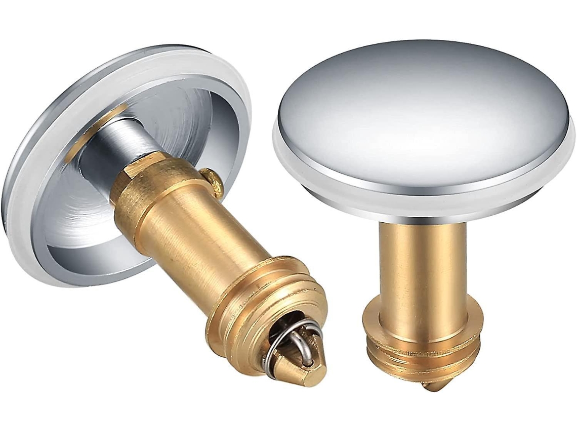 Tapón universal para fregadero (2 unidades, 3,5 cm), antibloqueo para desagües de lavabo y bañera Jortmrd