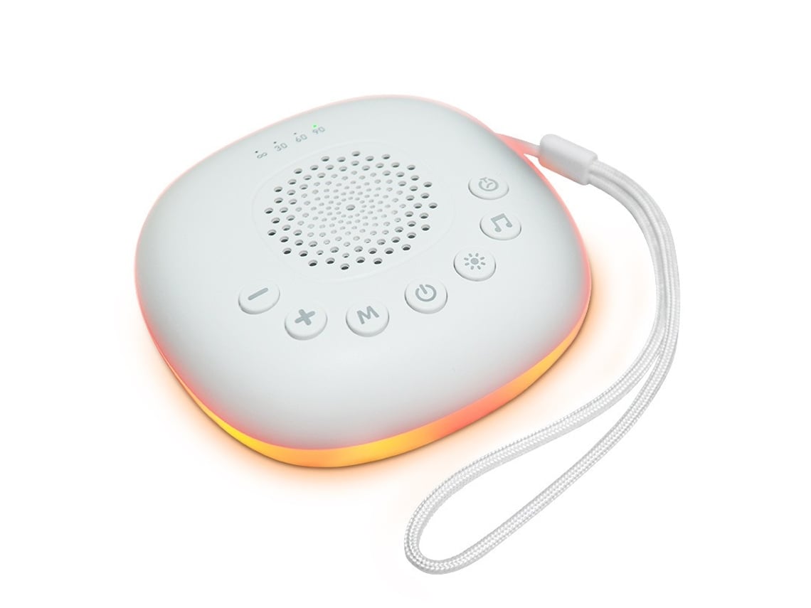 Máquina Portátil De Ruido Blanco Para Bebés, Con Luz Nocturna, Ayuda A Conciliar El Sueño, Auxiliar Portátil Para Dormir.