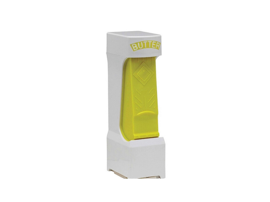 Dispensador y rebanador de mantequilla inteligente con un solo clic y cuchilla de acero inoxidable Everley891