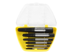 6 Extractores De Tornillos Para Tornillos Dañados Con Estuche Amarillo Para Reparaciones Domésticas Y Automotrices.