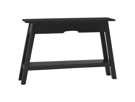 Mesa Consola VIDAXL Negro Madera (110x30x75 cm)