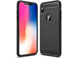 Carcasa iPhone XS Multi4you Gel TPU Carbono Negro