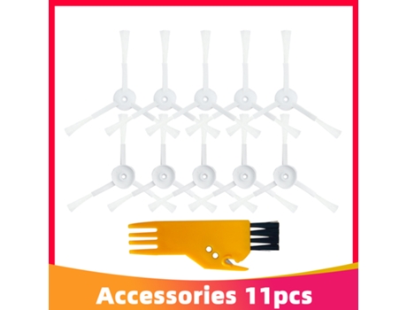 Cepillos laterales de calidad para Xiaomi Mijia G1 Mi Robot piezas de aspiradora cepillo cortado