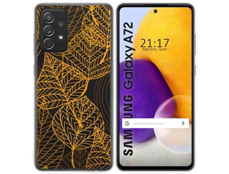 Carcasa Samsung Galaxy A72 TUMUNDOSMARTPHONE Dibujos Transparente Multicolor
