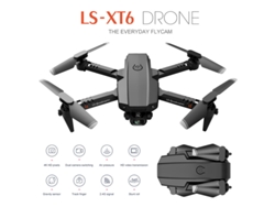 Mini Drone con cámara 4K HD (Modelo:XT6 - Duración de la batería: 12 min - Negro)