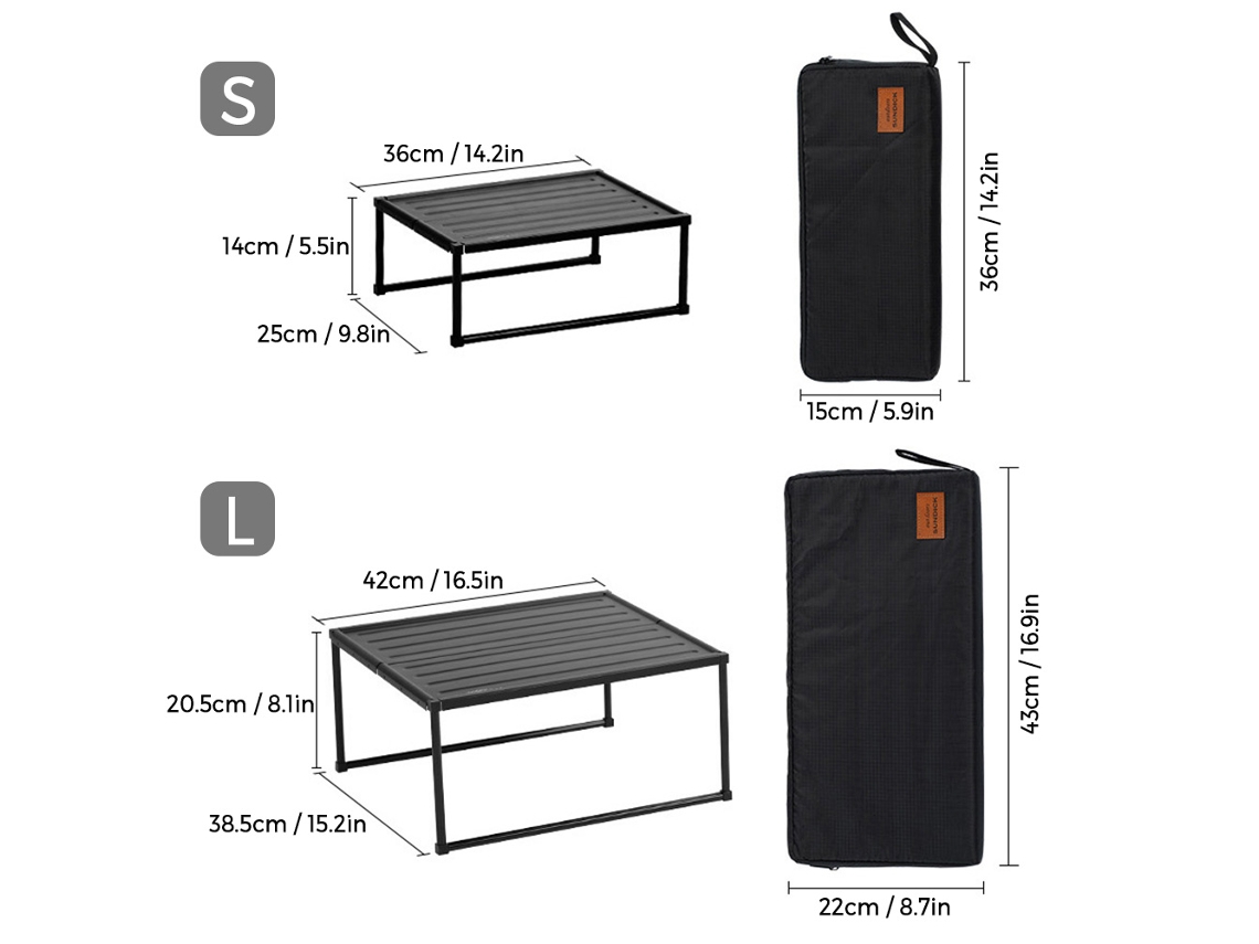 Ligera Mesa Plegable Portátil Para Acampar Al Aire Libre Mochilero Barbacoa Picnic