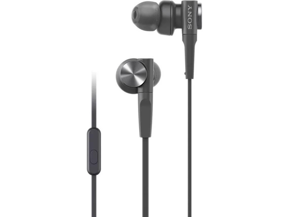 Auriculares con Cable SONY Mdr-Xb55Ap (In Ear - Micrófono - Negro)