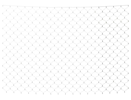 vidaXL Red de luces Navidad 204 LED blanco frío 3x2m interior/exterior