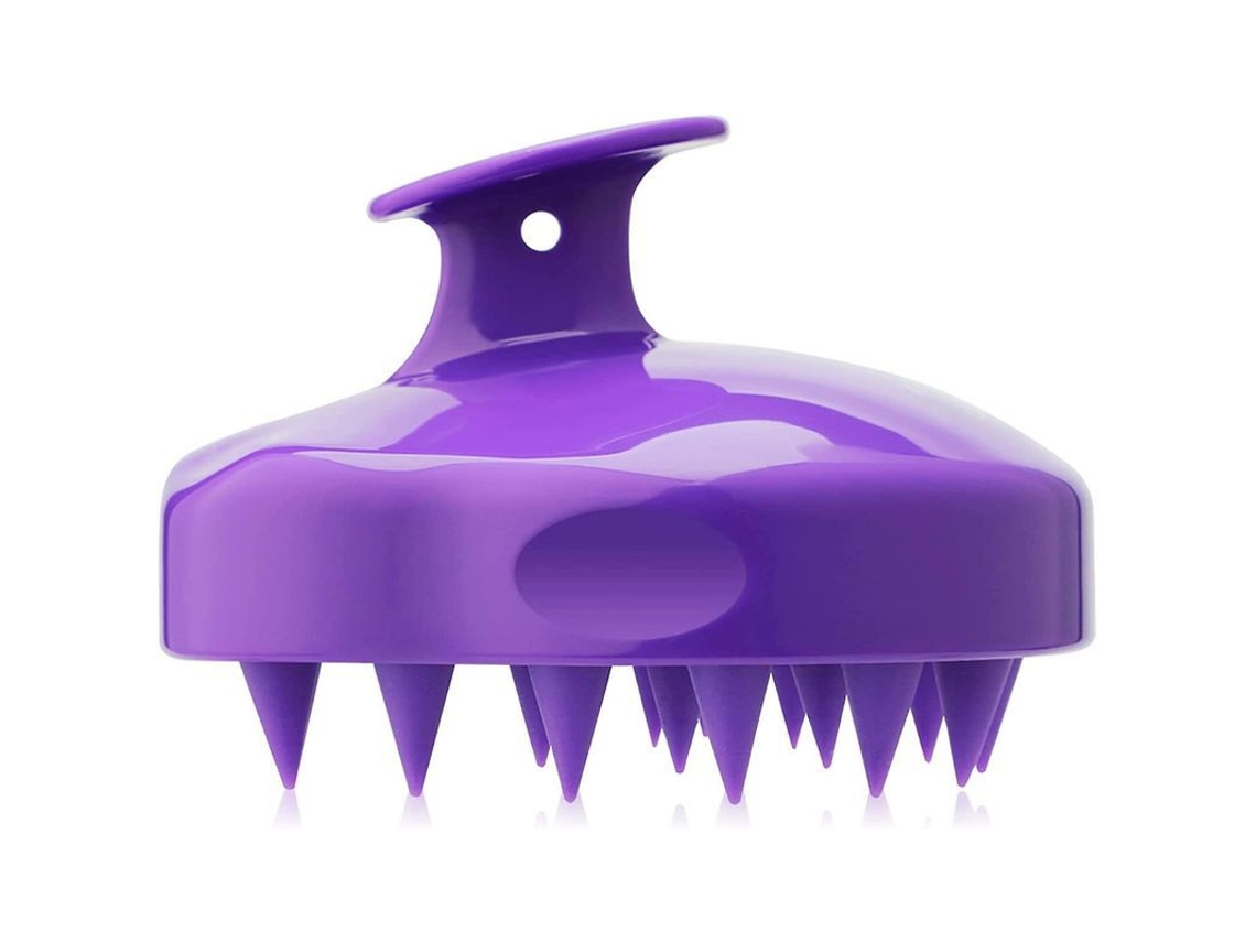 Cepillo De Masaje Capilar Con Cerdas De Silicona Para El Cuidado Del Cabello Y La Eliminación De La Caspa.