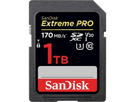 Tarjeta de Memoria SDXC SANDISK SDSDXXY-1T00-GN4IN (1000 GB - 170 MB/s)