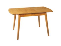 Mesa de comedor BELIANI Toms de MDF Madera clara 80x130x75