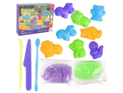 Dan26-conjunto De Arena De Juego Para Niños 10.6oz Arena Colorida Segura Mantiene Humedad Animales Estimula Imaginación Actualizado
