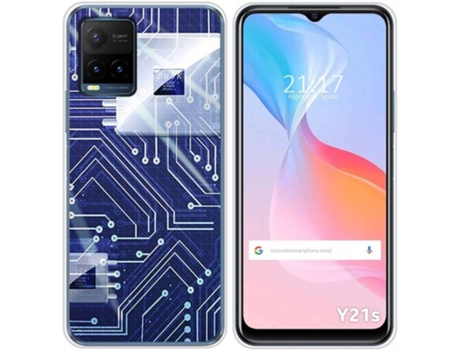 Carcasa Vivo Y21s / Y33s TUMUNDOSMARTPHONE Circuito Multicolor