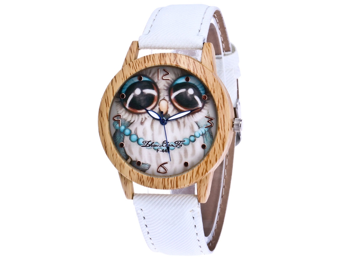 Reloj De Pulsera De Cuarzo De Estilo Retro Para Hombre Y Mujer Con Esfera Redonda Blanca.