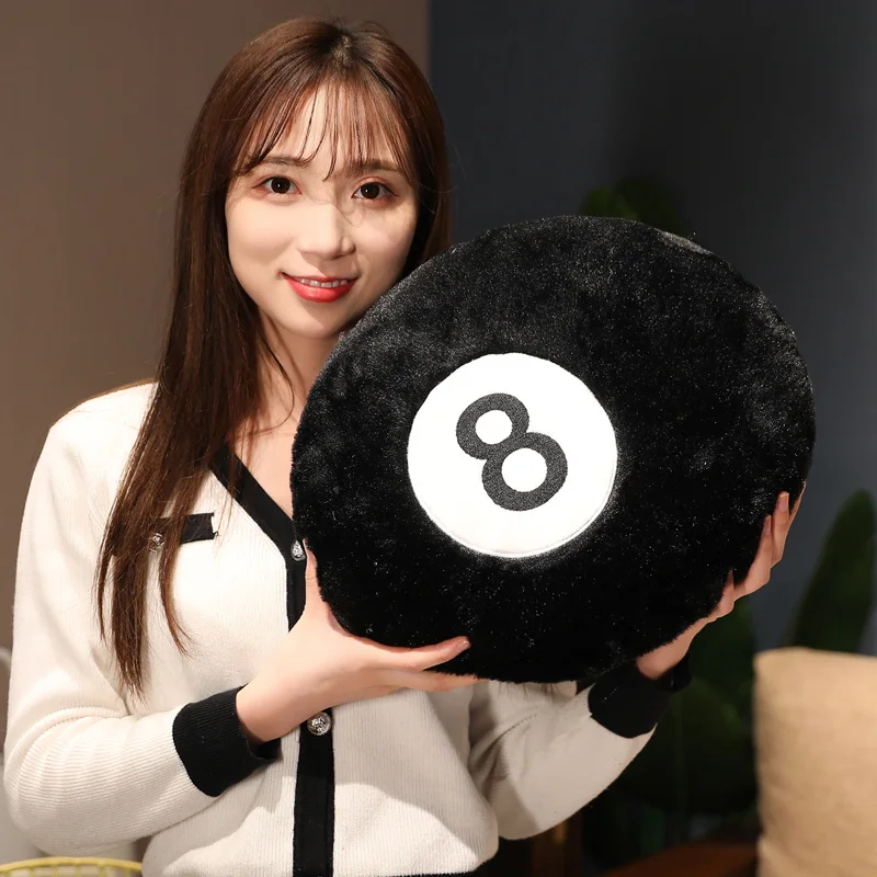Cojín/respaldo De Sofá Para Simulación De Billar Para Adultos (blanco Y Negro, 50 Cm), Almohada Cómoda.