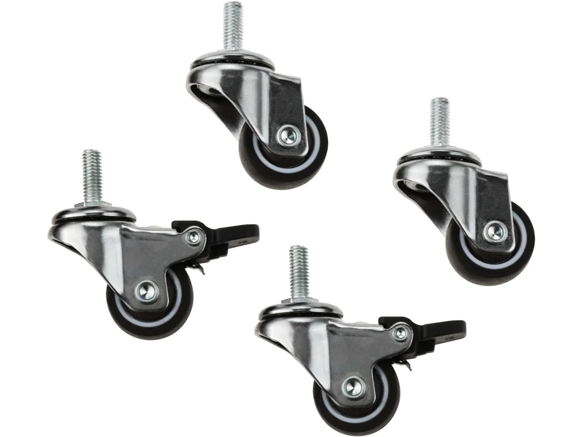 Juego De 4 Ruedas Giratorias 241 L 11 Kg. Producto De Alta Calidad Para Uso Residencial Y Comercial