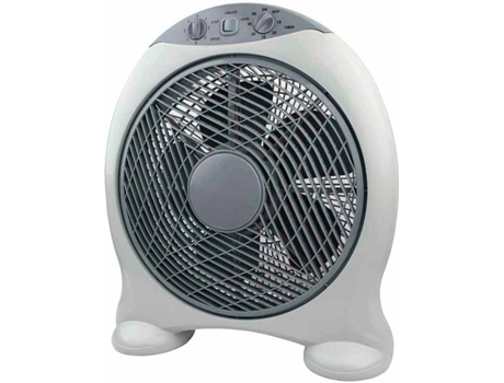 Ventilador New Box ø30cm 50w raydan home de sobremesa 3 velocidades gris 26030 30 50 suelo con temporizador