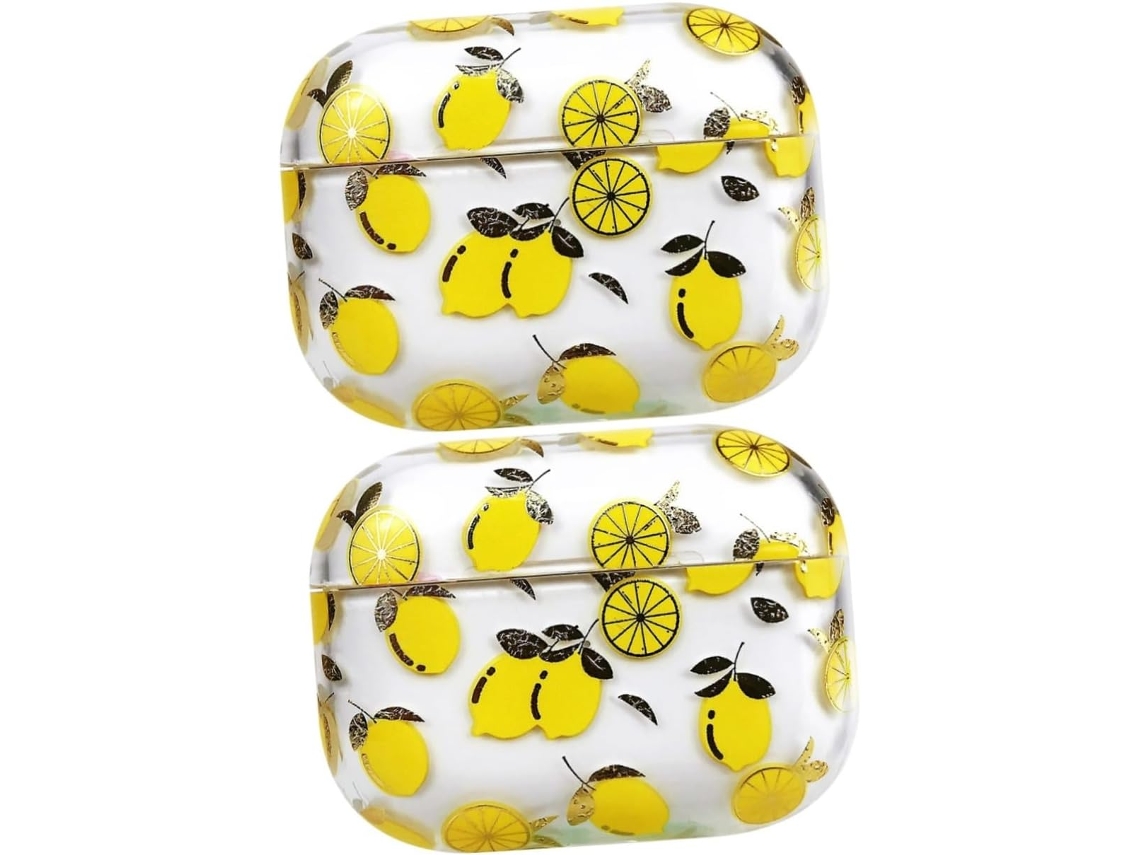 Estuche Completo De 2 Piezas Para Auriculares Inalámbricos, Con Diseño De Frutas.