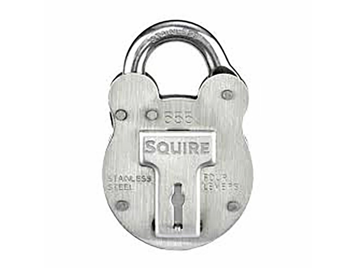 Candado de combinación Squire 53 x 18 mm Acero inoxidable 2 piezas