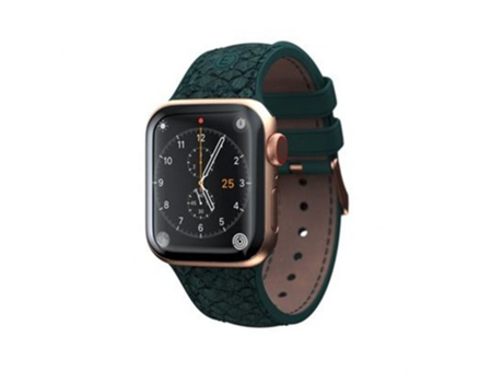 NJORD Correa de Cuero para Apple Watch 40mm Verde