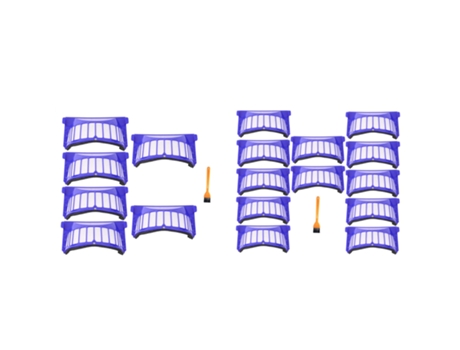 Reemplazo de filtro de cepillo HEPA para IRobot Roomba 500 600 Series 536 550 551 620 650 piezas de aspiradora