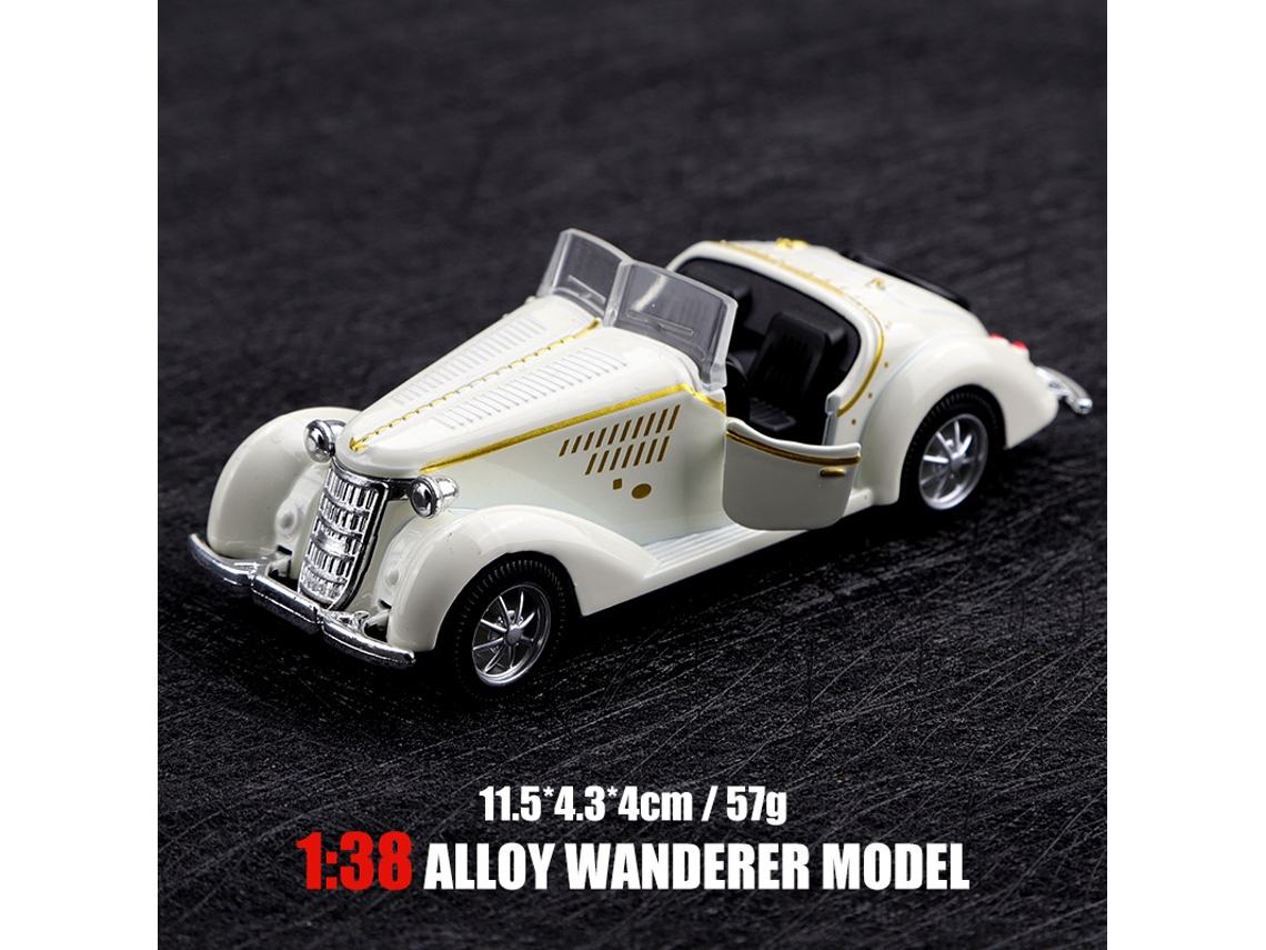 Modelo De Coche De Metal Fundido A Presión A Escala 1/38, Coche De Juguete Realista