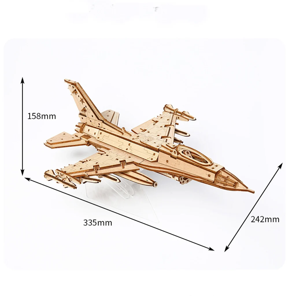 Avión De Juguete De Madera Para Armar, Modelo Para Armar