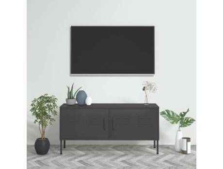 Mueble para la televisión VIDAXL Antracita Acero (105x35x50 cm)