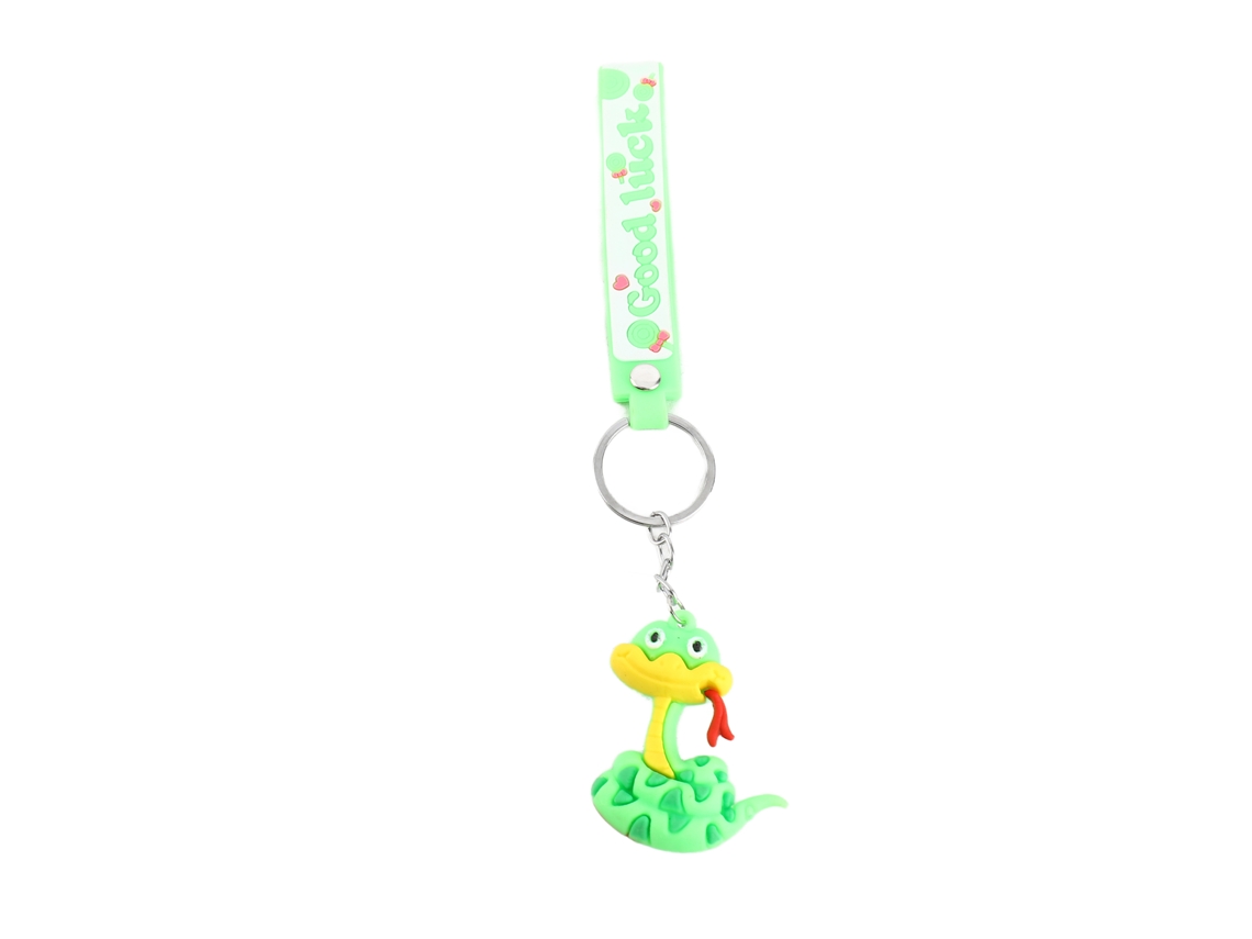 Llavero Con Figura De Serpiente, Amuleto Del Año De La Serpiente, Organizador De Bolsos Decorativo