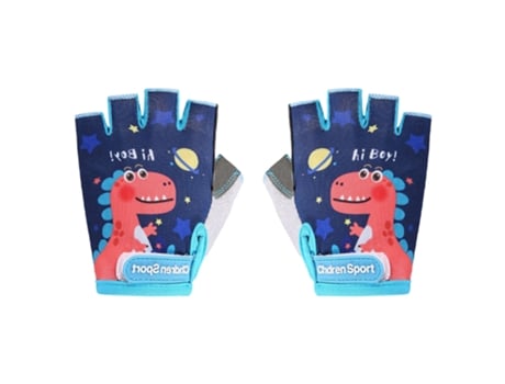Guantes de Niños KKVOGMLE De Para Bicicletas Montaña Equilibrio Transpirables Sin Dedos Pequeños Almohadillas