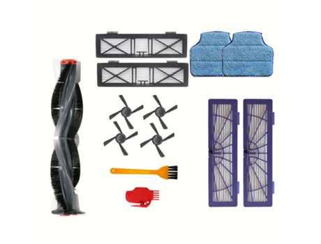 14 piezas son adecuadas para Neato Botvacd Series D7/D6 /D5/D3/D4 cepillo principal Filtro de Cepillo Lateral paño de mopa Kit de herramientas de l...