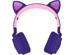 Auriculares Bluetooth AVIZAR KASK-LPP-MINOU (On Ear - Noise Cancelling - Morado)