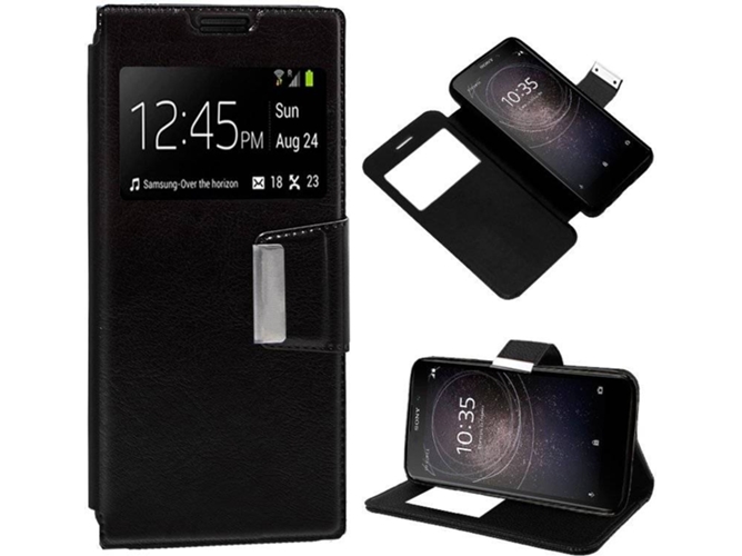 Funda Sony Xperia L2 COOL Flip Negro