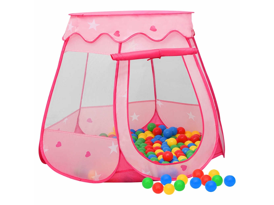 Tienda de juegos infantil de 102x102x82 cm, color rosa.