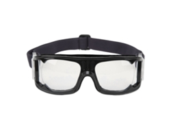 Gafas Deportivas De Seguridad Resistentes A Impactos Antideslumbrantes Para Baloncesto, Running Y Ciclismo Con Correa Ajustable Negro