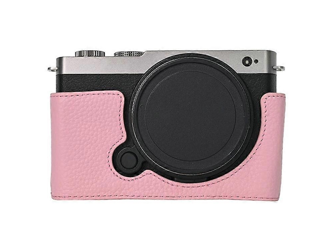 Estuche de cuero genuino compatible con la cámara Panasonic Lumix S9, batería fácil de reemplazar Facpoet
