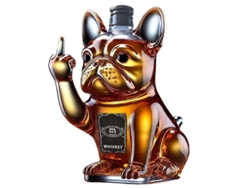 Divertida Jarra De Whisky Con Forma De Bulldog Francés: Un Dispensador De Licor Único Para El Bar De Casa Y Los Amantes Del Vino.