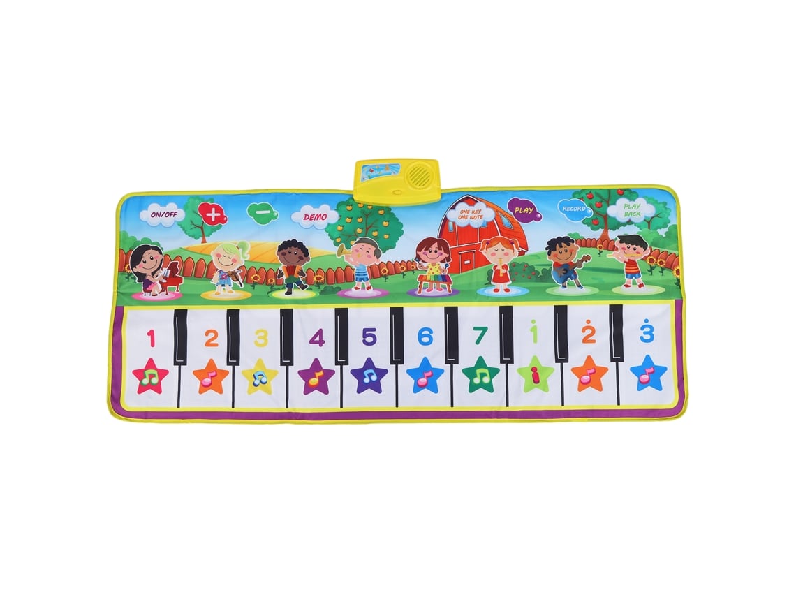 Ats-alfombra Musical Para Bebés Con Matserial Antideslizante No Tóxico Mejora Habilidades Infantiles Piano Dance Mats