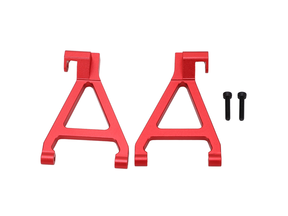 Brazo De Suspensión Inferior Trasero, Aluminio, Para Coche Rc Traxxas Slash4wd 1/16, Rojo