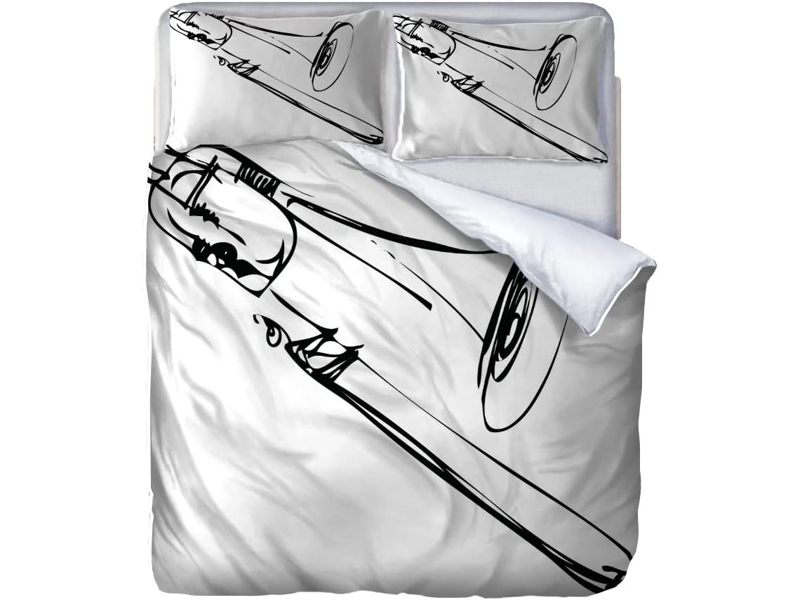 Juego Ropa Cama Funda Nórdica Microfibra Niños Adultos Juego Piezas Almohada 220x240cm 220 X 240 Cm 65