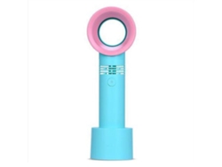 Mini ventilador portátil USB sin aspas para secar extensiones de pestañas. Herramienta de belleza.